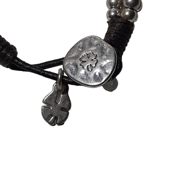 Lucky Brand Mixed Metal Beads Charm Bracelet Luck Shamrock Clover St Patricks - Picture 12 of 15